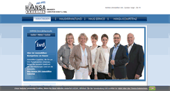 Desktop Screenshot of hansa-immobilien.de